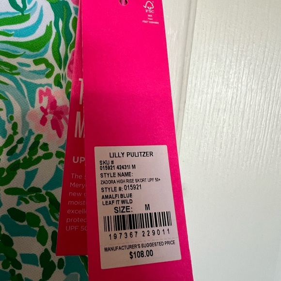 Lilly Pulitzer Zadora High Rise Skort UPF 50+ Luxletic - Picture 8 of 11